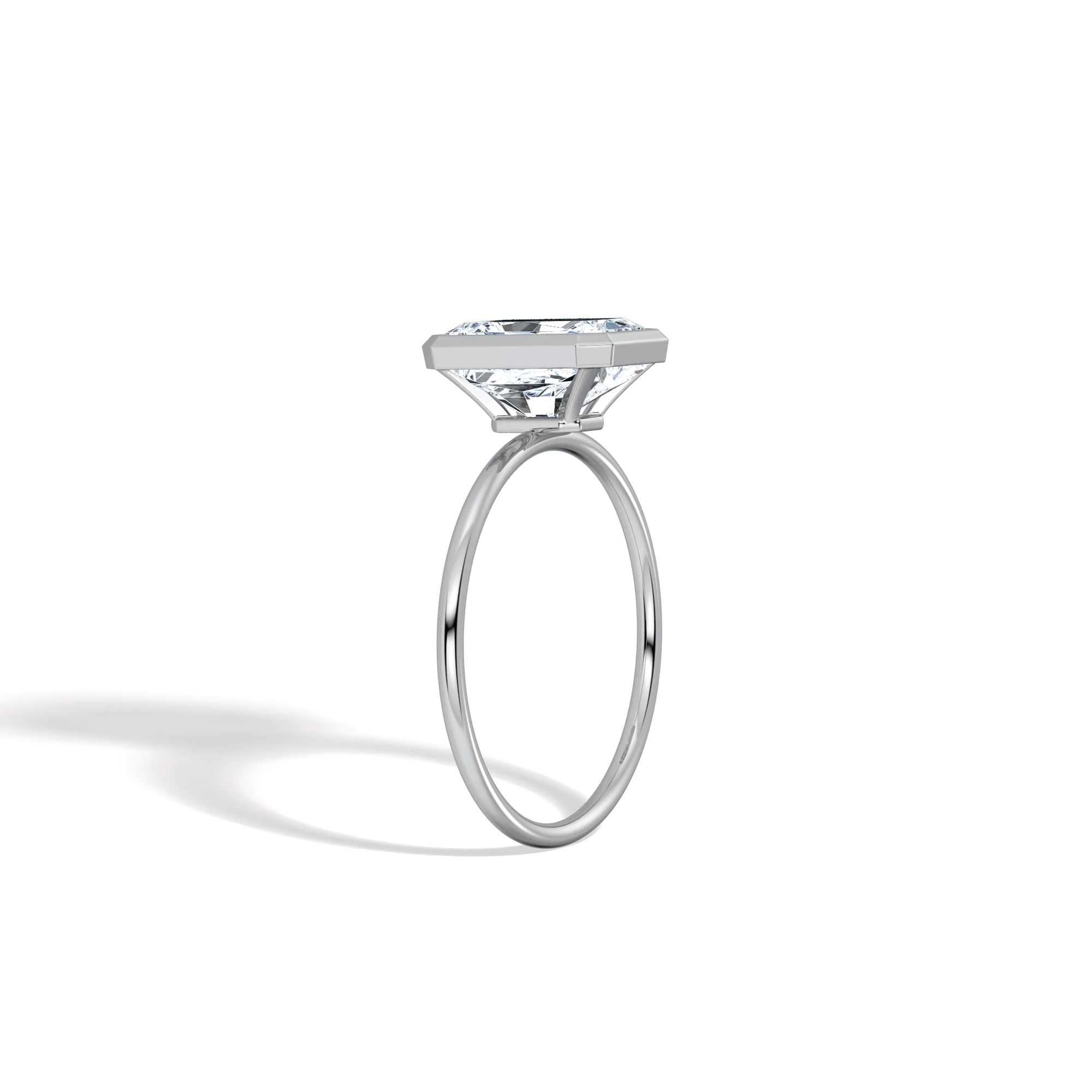 Nyla丨14K Solid Gold 2CT Solitaire Lab-Grown Diamond Bezel Engagement Ring - Image 12