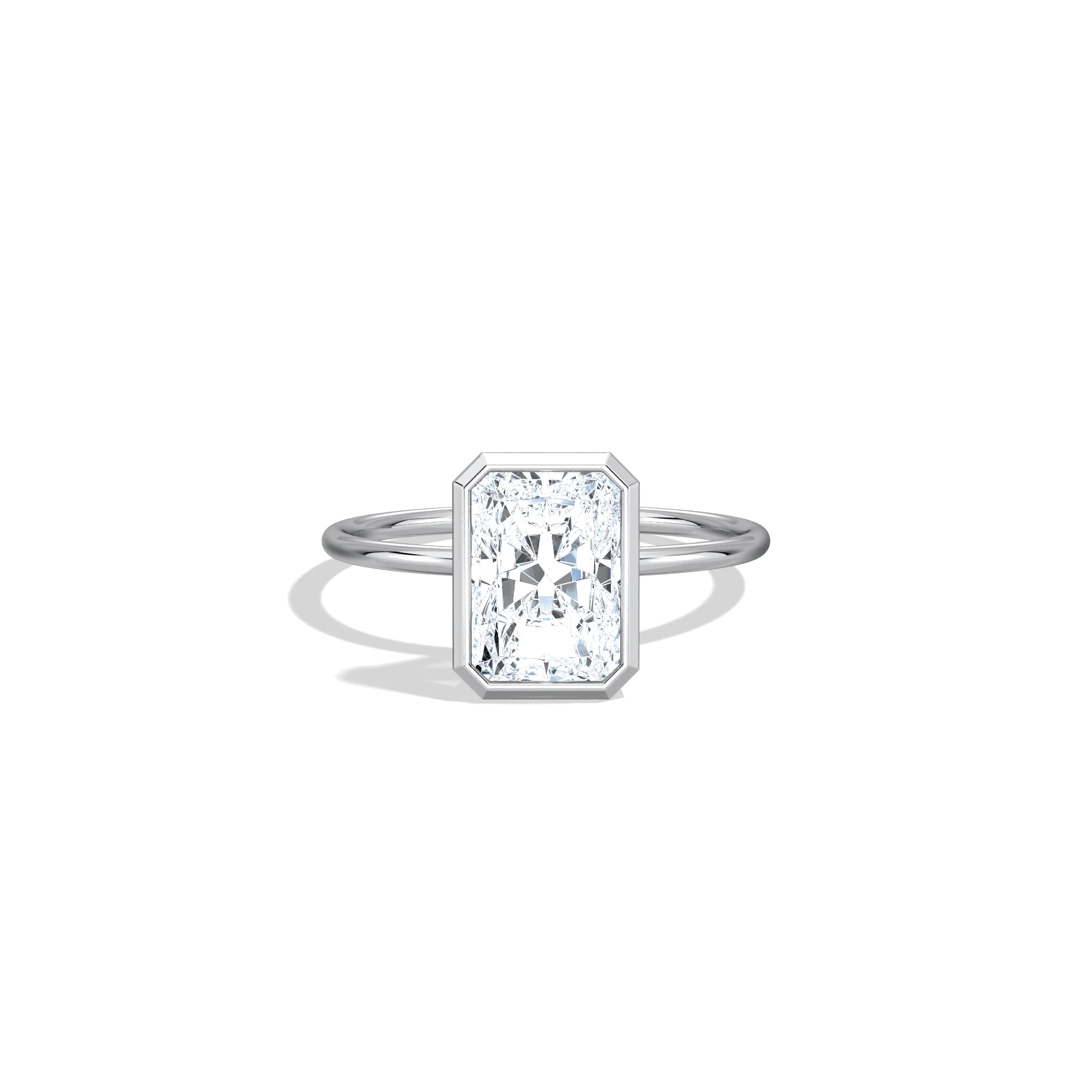 Nyla丨14K Solid Gold 2CT Solitaire Lab-Grown Diamond Bezel Engagement Ring - Image 23