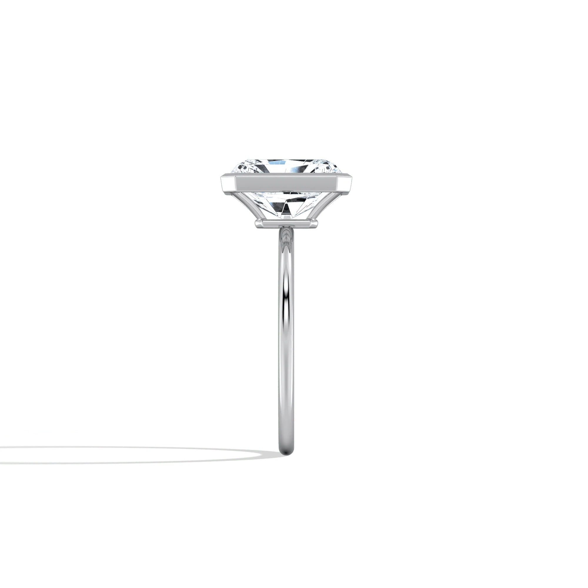 Nyla丨14K Solid Gold 3CT Solitaire Lab-Grown Diamond Bezel Engagement Ring - Image 14