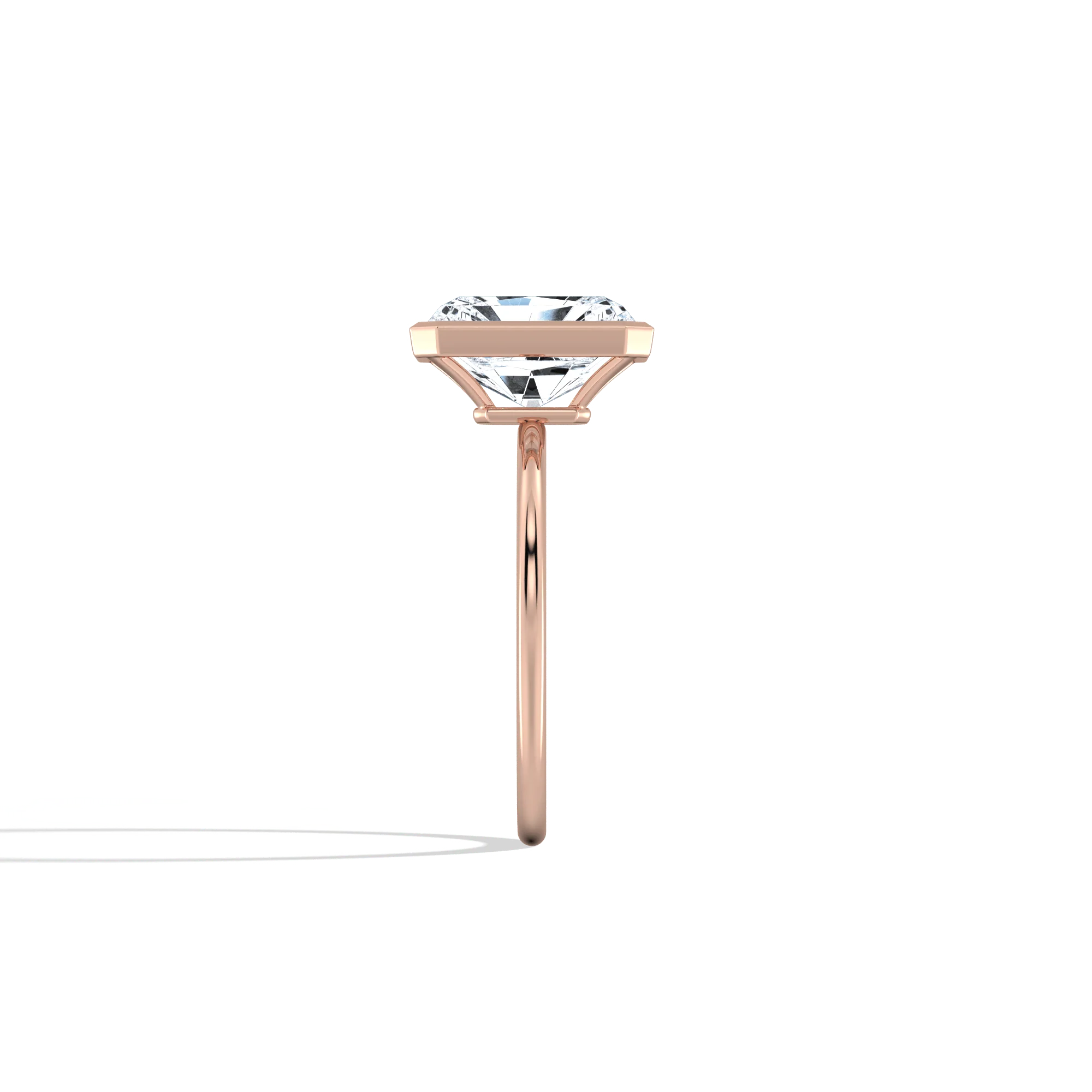 Nyla丨14K Solid Gold 3CT Solitaire Lab-Grown Diamond Bezel Engagement Ring - Image 21
