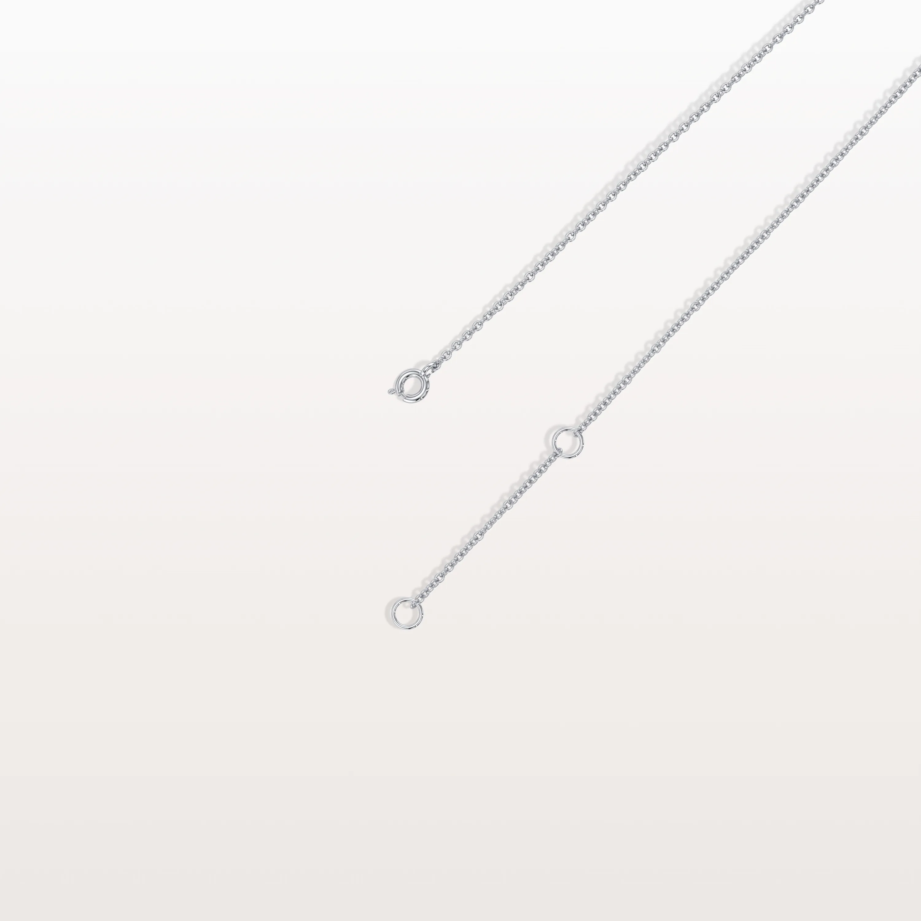 Stunning Lab Grown Diamond Screw Shape Necklace In 14K Solid Gold/Platinum - Image 24