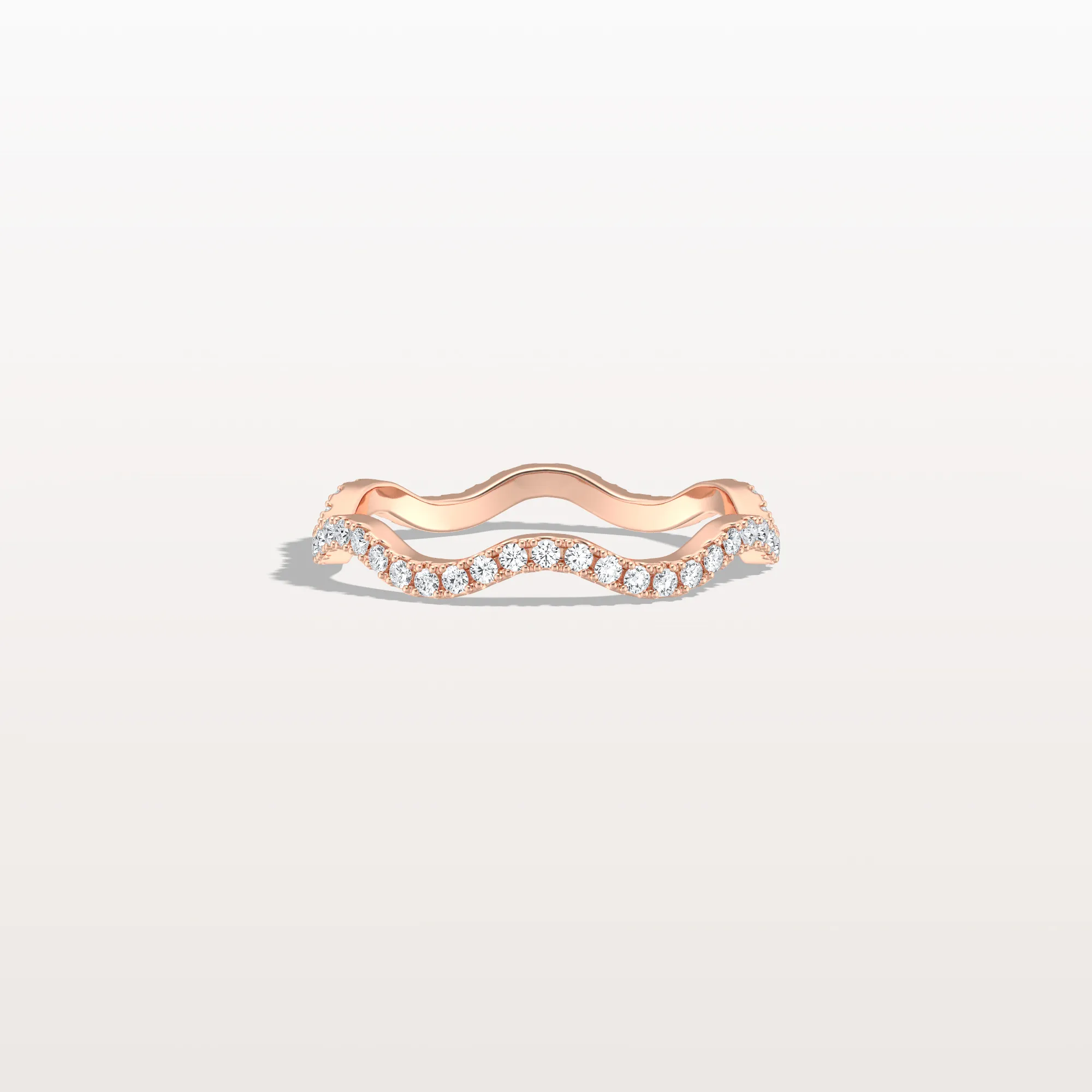 Twisted Pave Eternity Lab Grown Diamond Band - Image 12