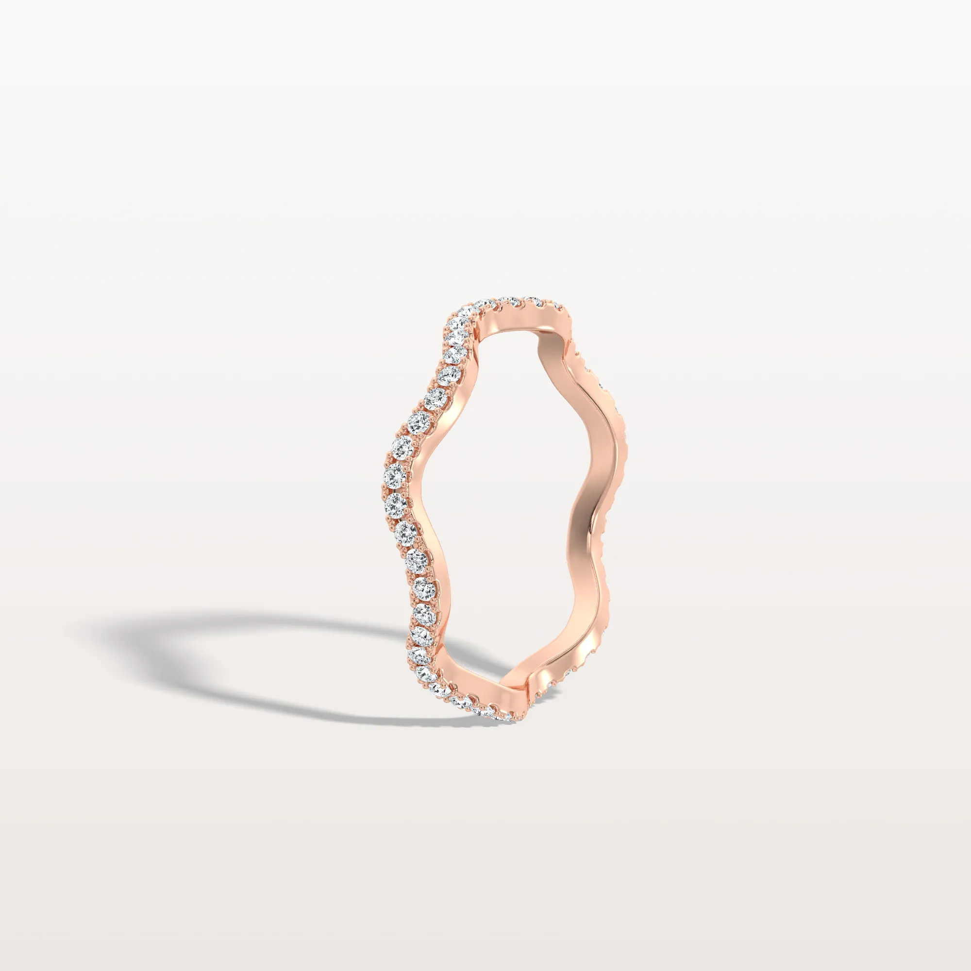Twisted Pave Eternity Lab Grown Diamond Band - Image 16