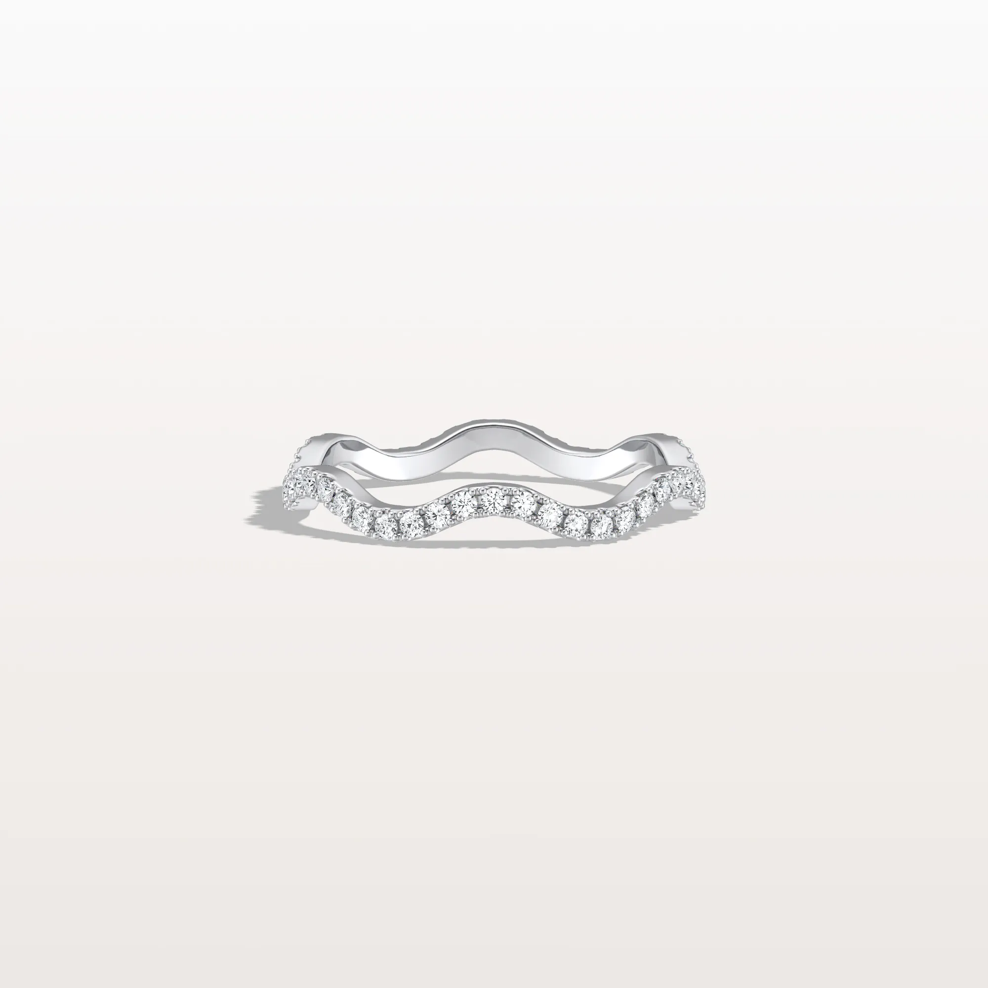 Twisted Pave Eternity Lab Grown Diamond Band - Image 17